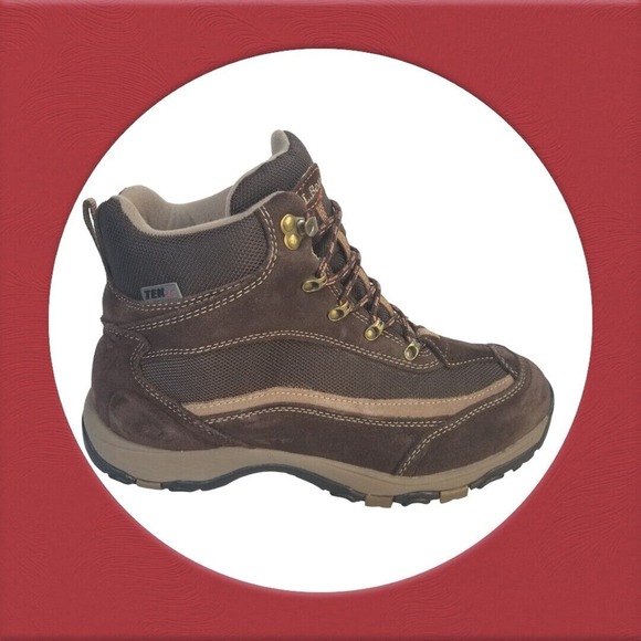 LLBean Tek Brown‎ Men’s Leather Hiking Boots Size 11M Waterproof Without Insole - Picture 5 of 16